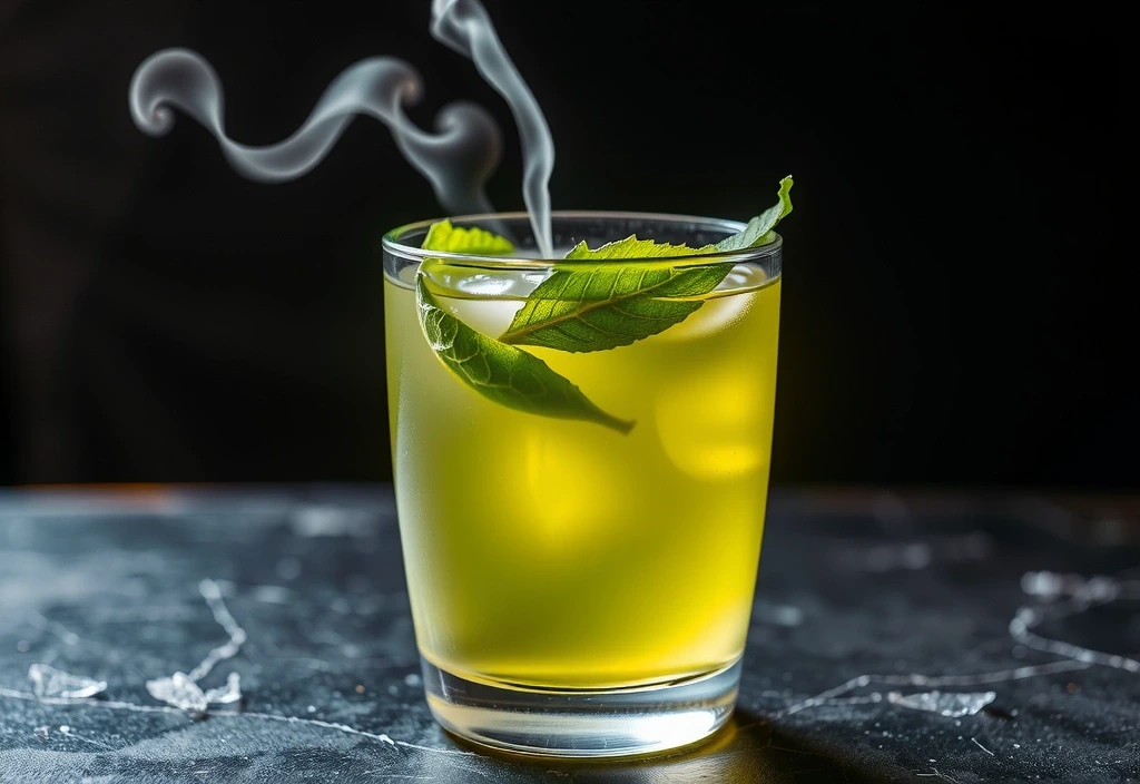 Feuilles de thé et bouleau